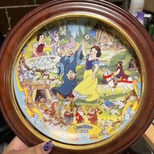 Snow White musical plate for sale